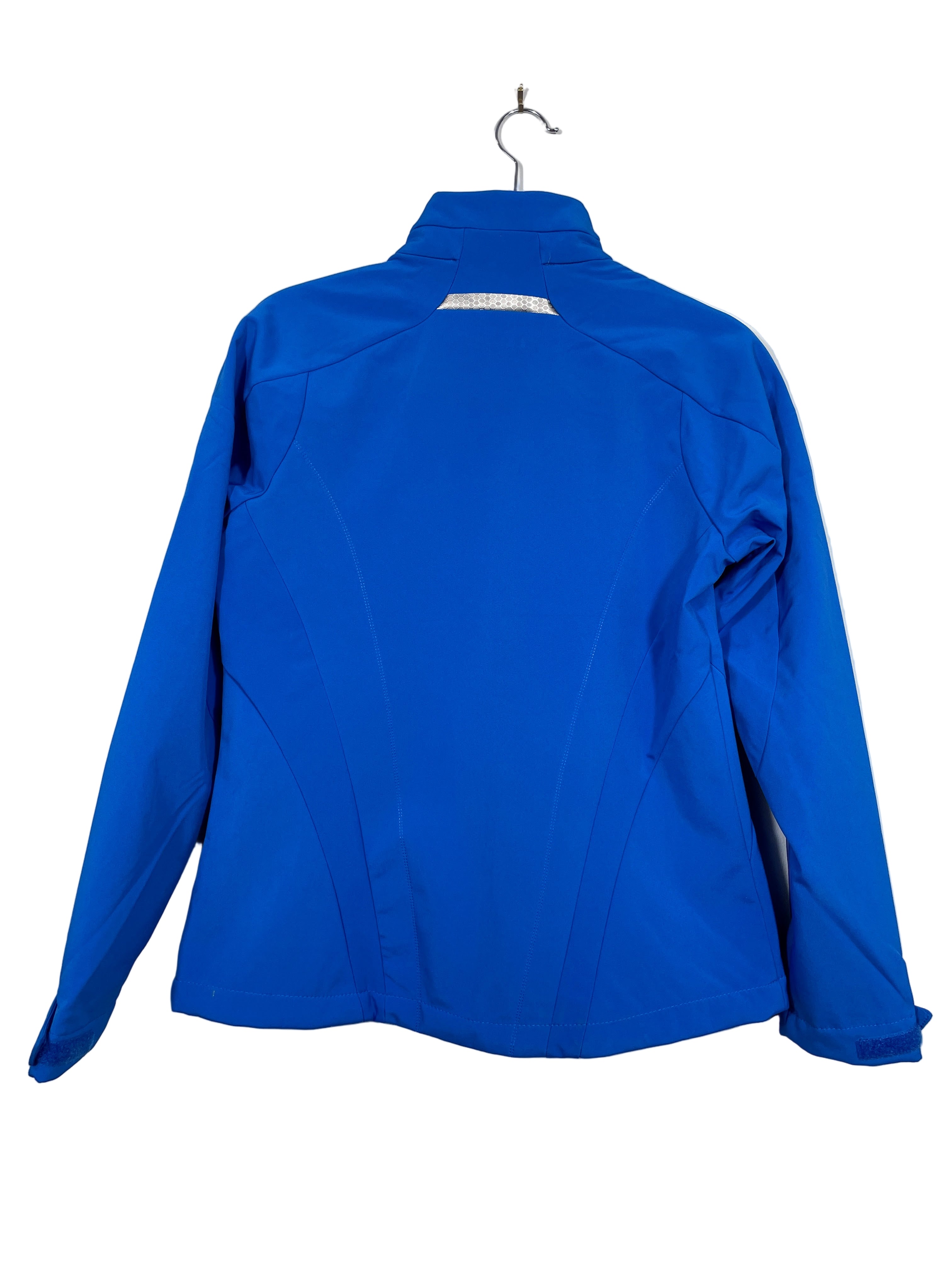 North End Sport Warm Logik women’s blue jacket back view