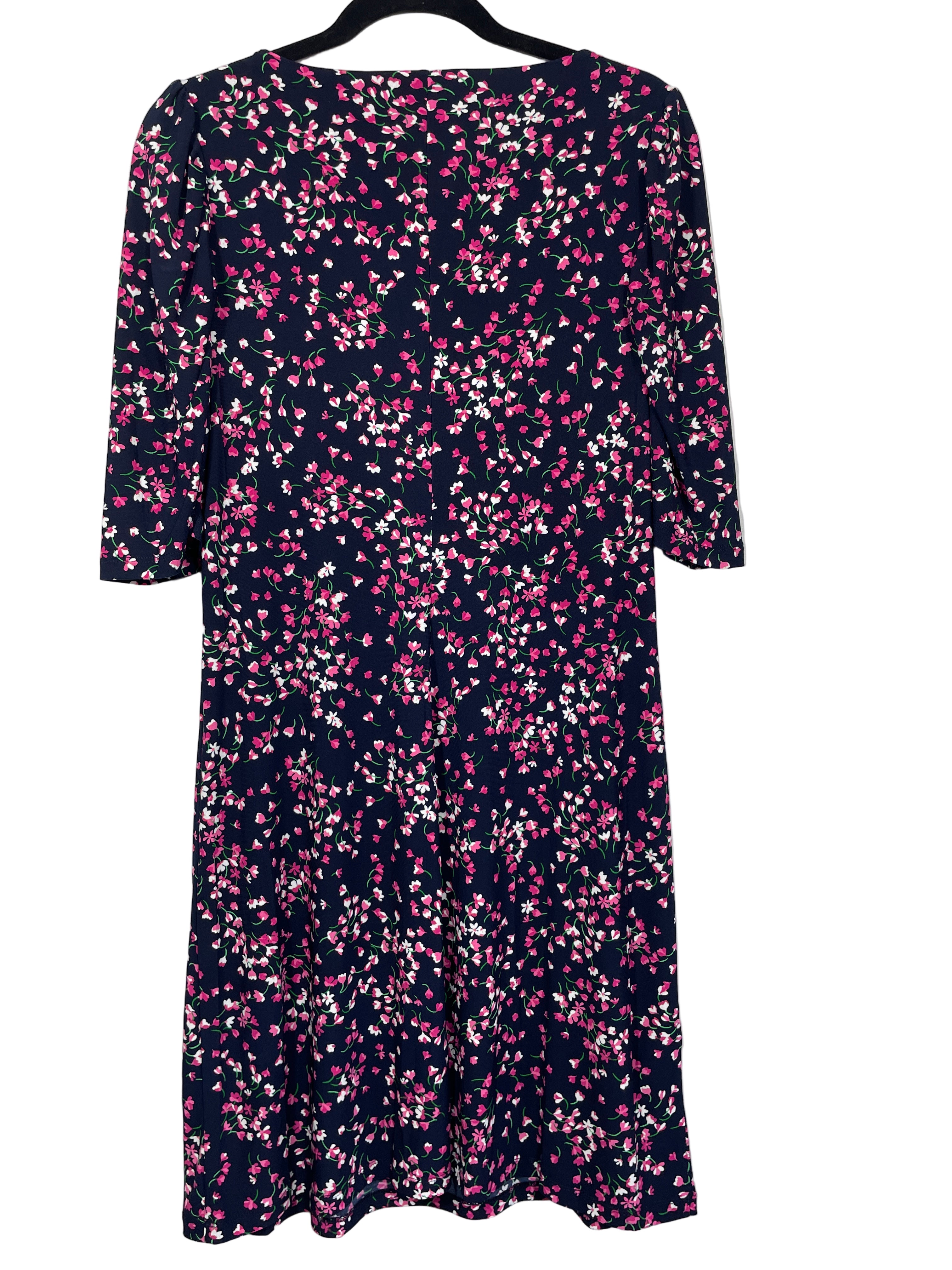 Tommy Hilfiger navy floral dress front view
