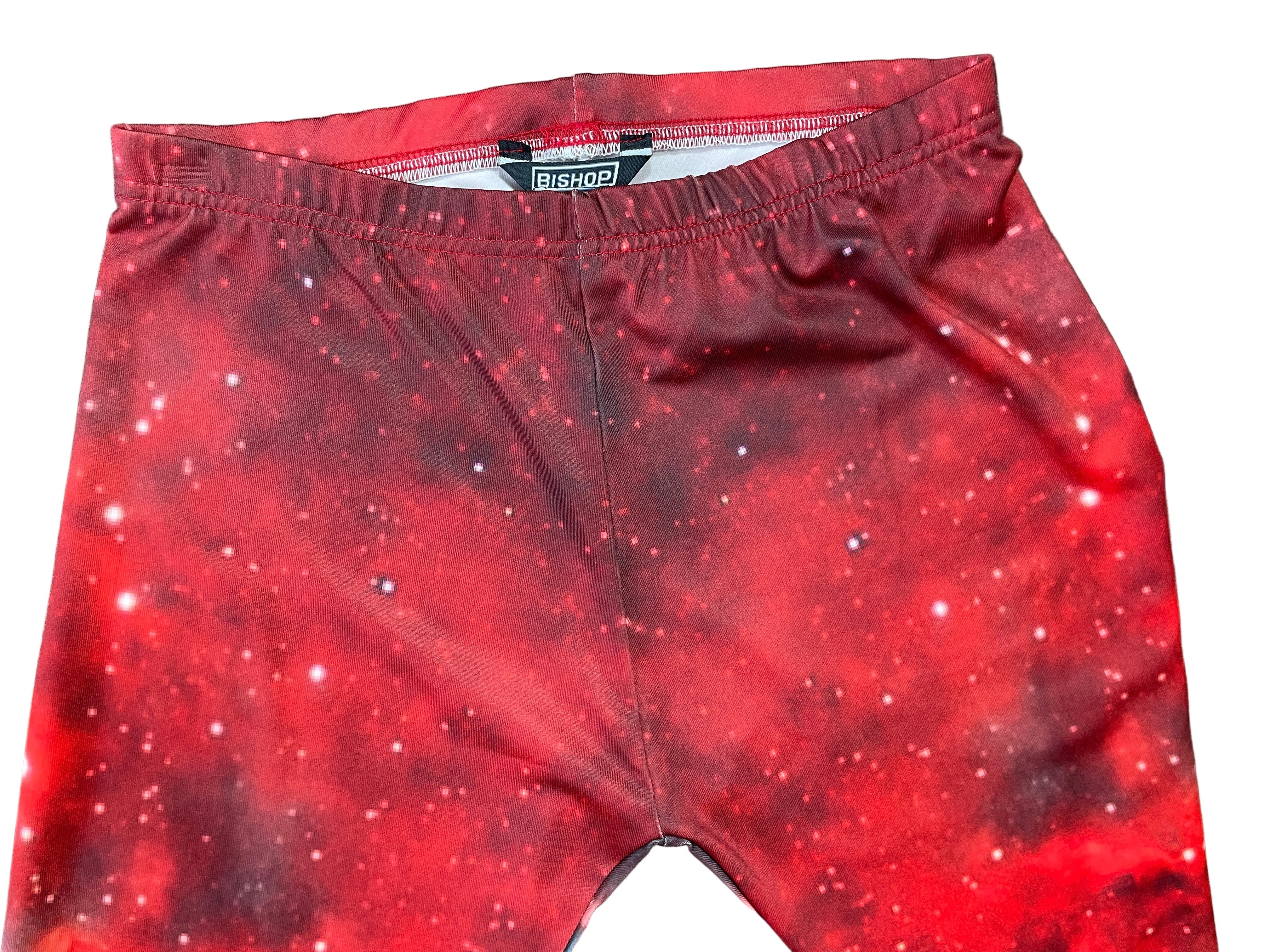 Front waistband view with Bishop tag visible
