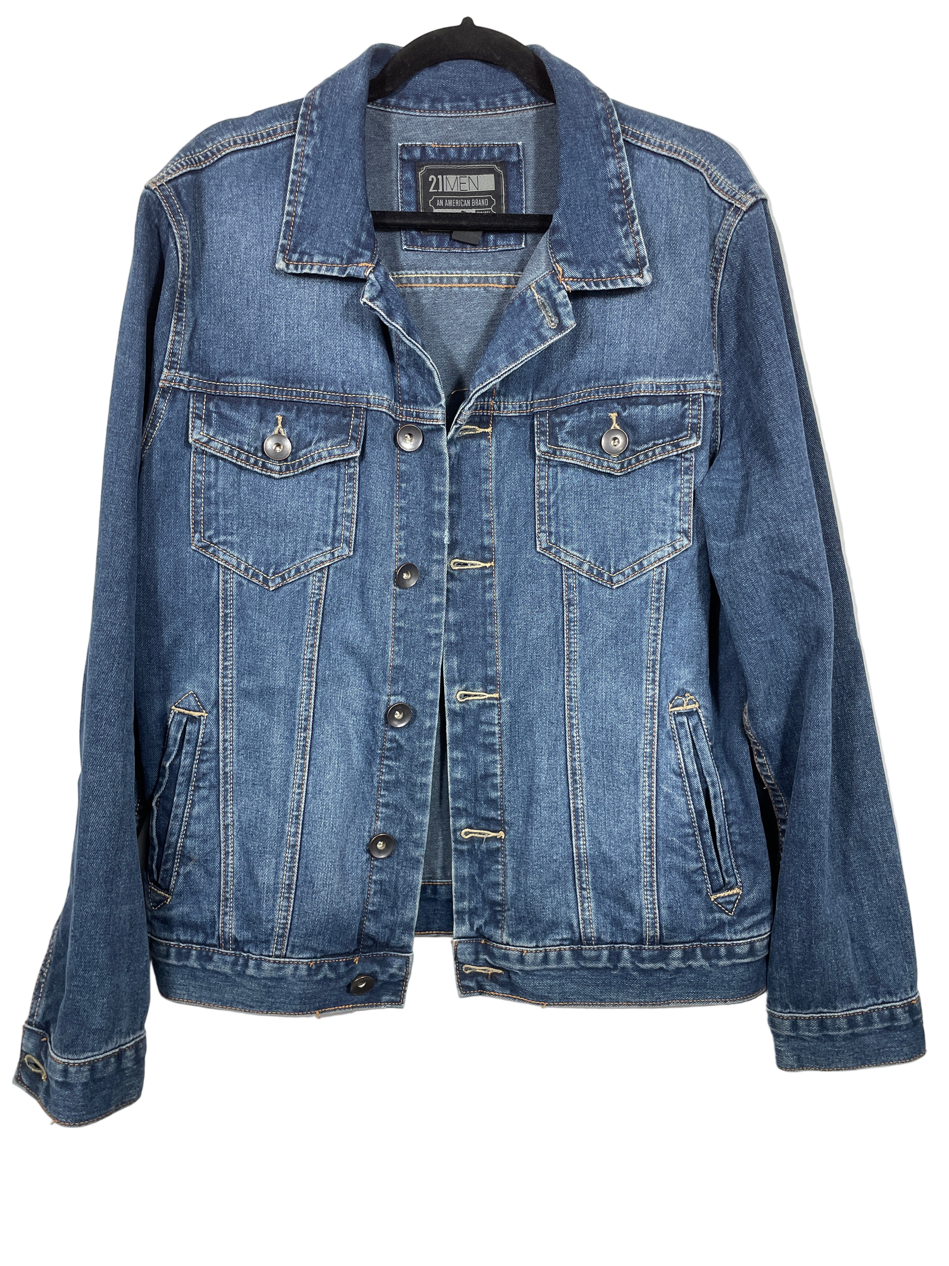 21 Men denim jacket front
