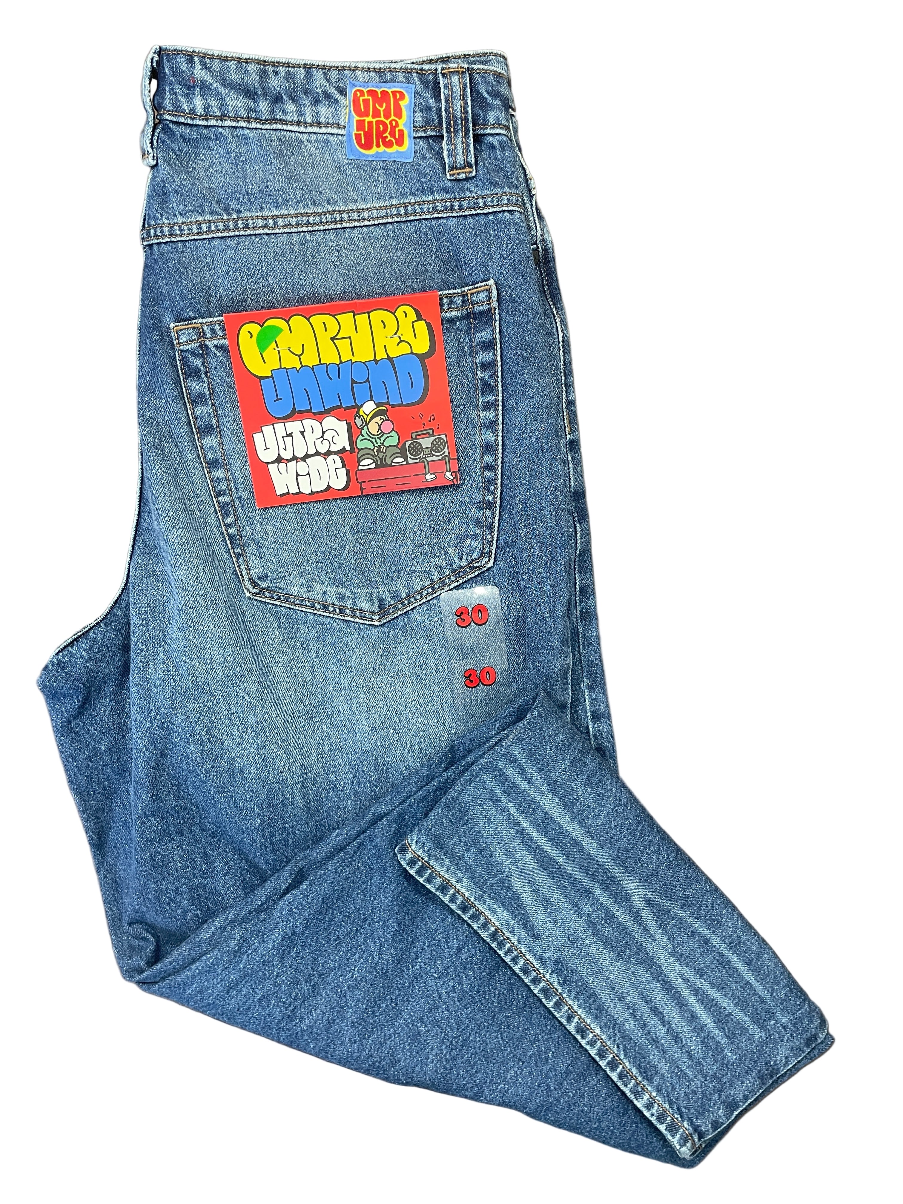 empyre just wide jeans back with branding