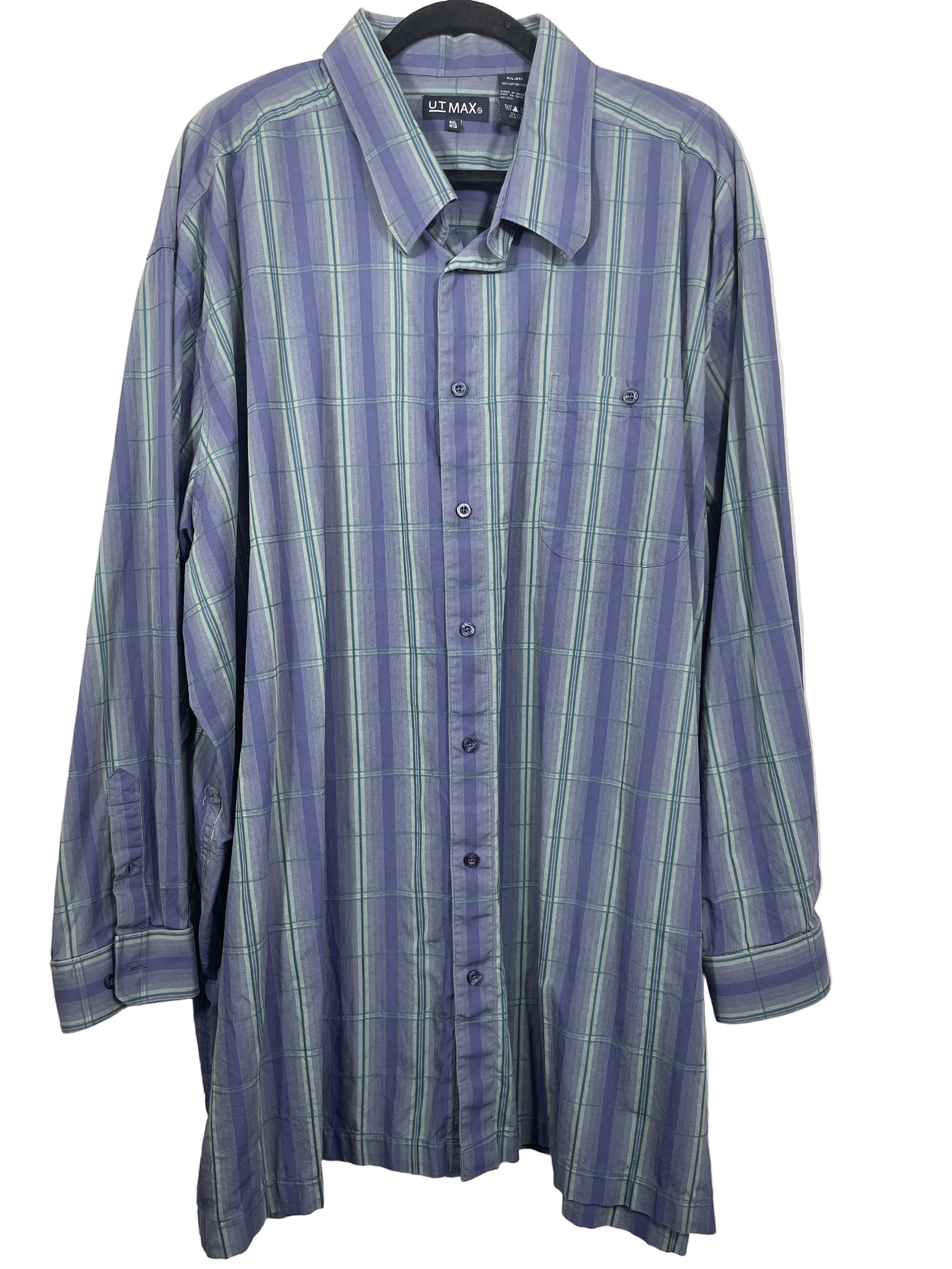 UT Max plaid shirt front view