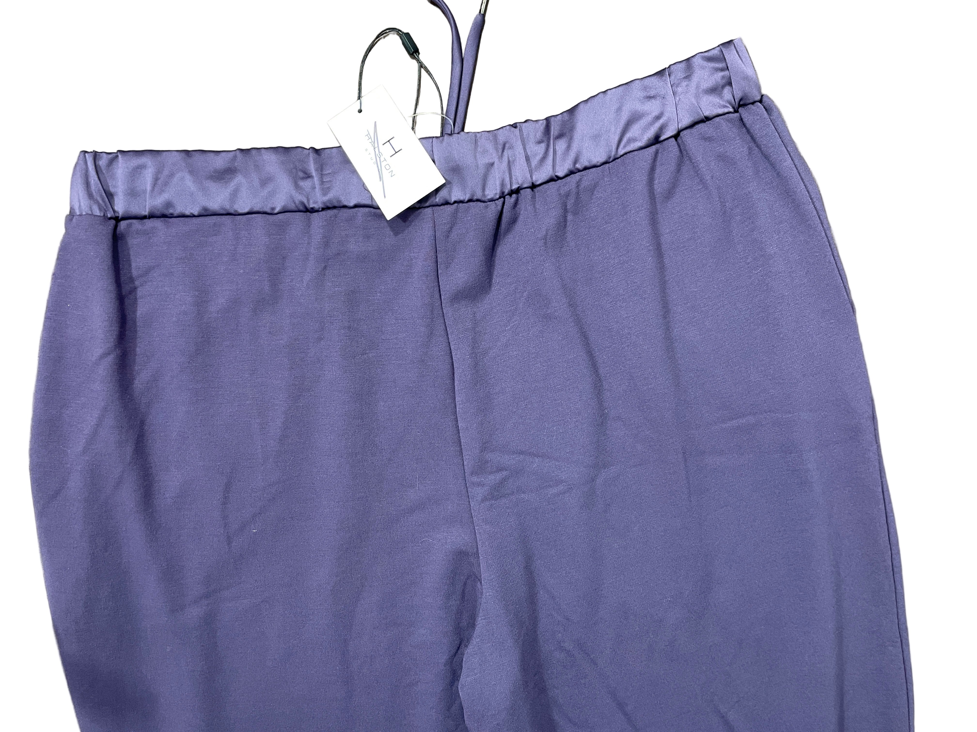 Halston Studio lounge pants back view