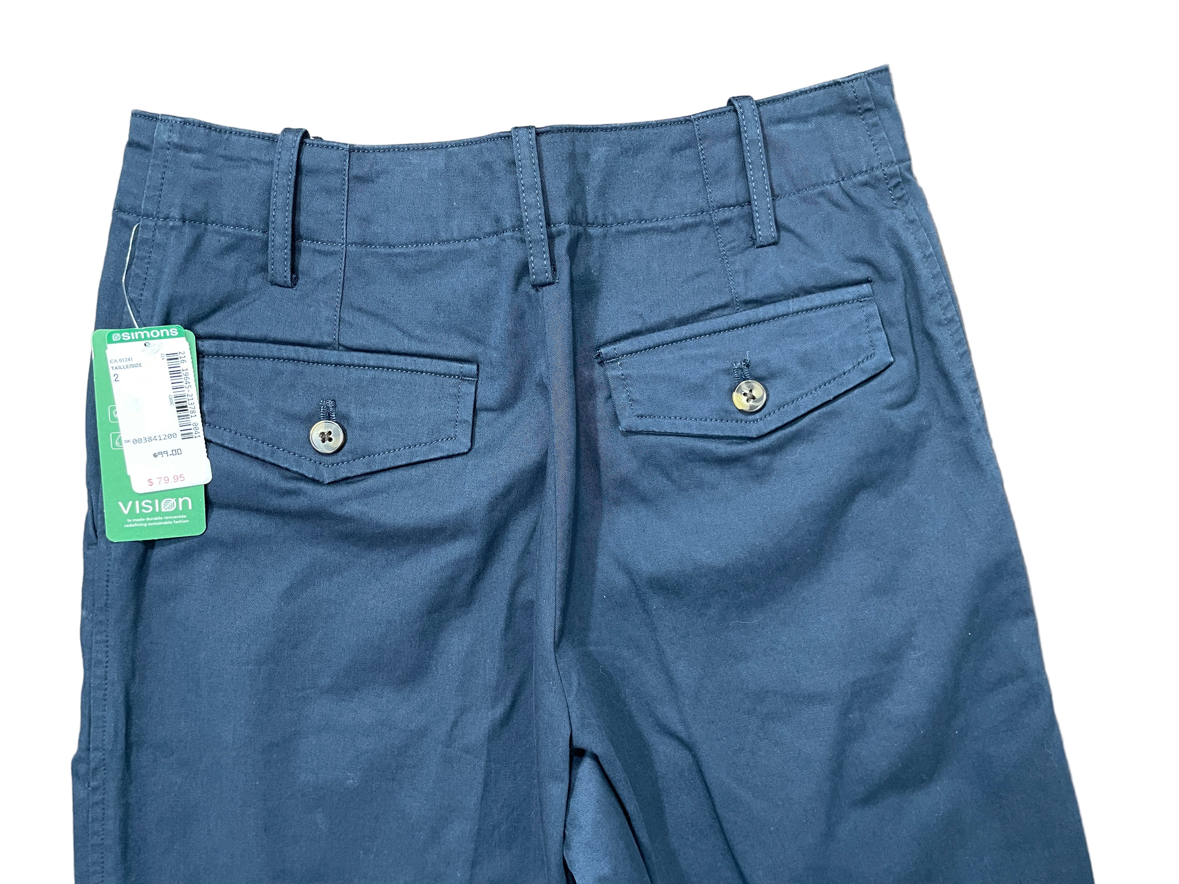 Contemporaine by Simons blue pants back view