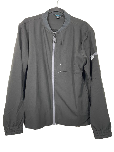 black scrub jacket