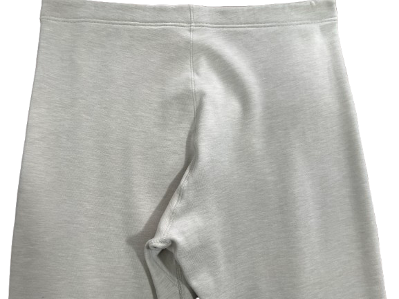 UNIQLO women's beige HEATTECH Ultra Warm thermal leggings back view