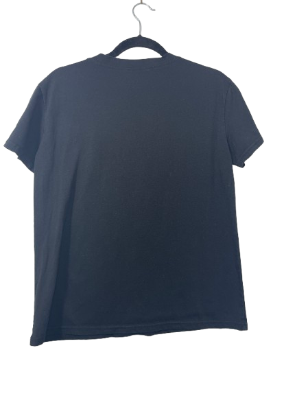 Women's size medium black Friends television series graphic V-neck T-shirt back view