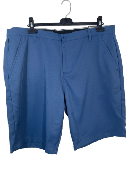 Kirkland Signature men's size 40 blue performance shorts front view