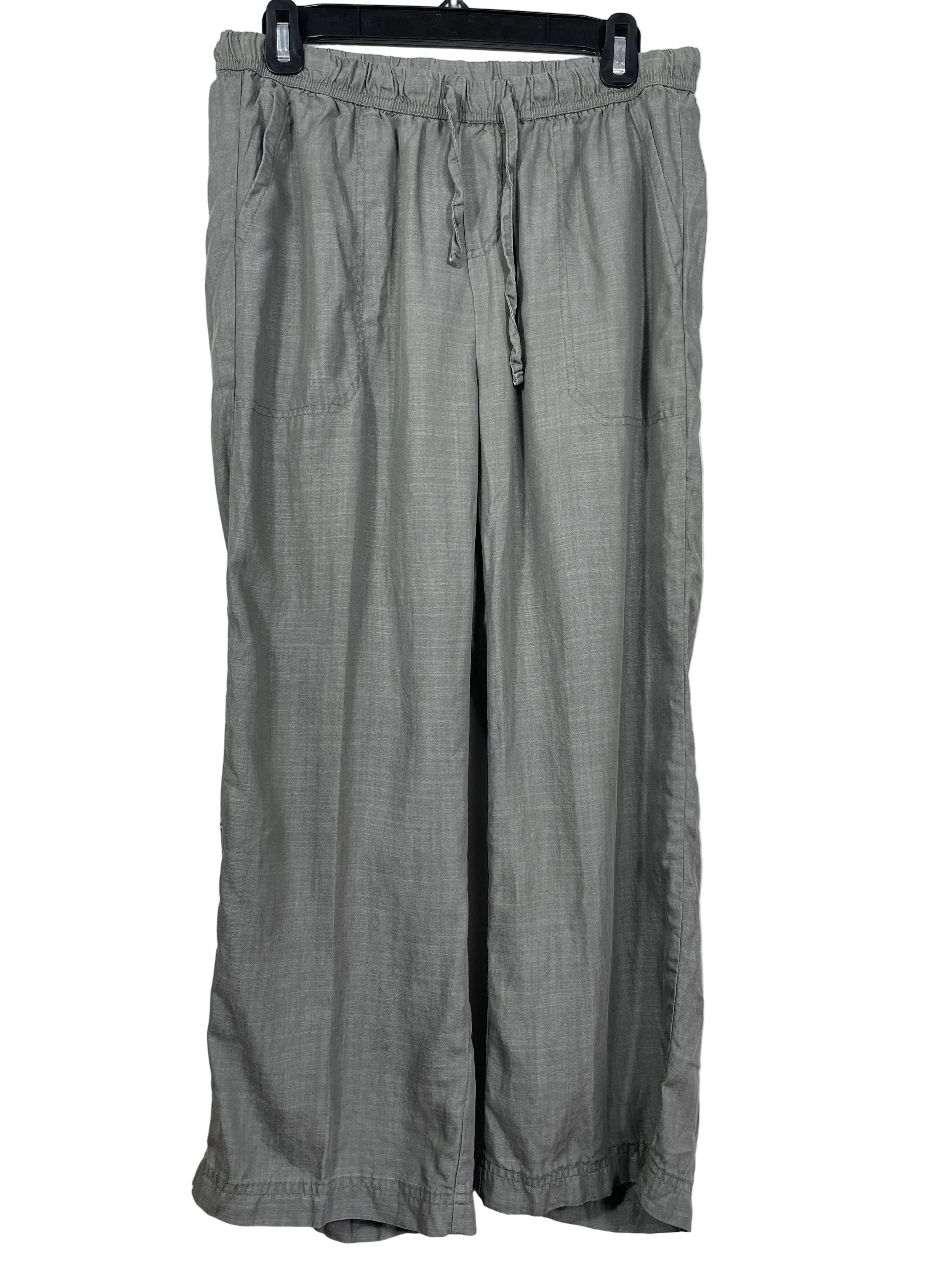 Splendid women’s Medium grey lyocell drawstring pants front