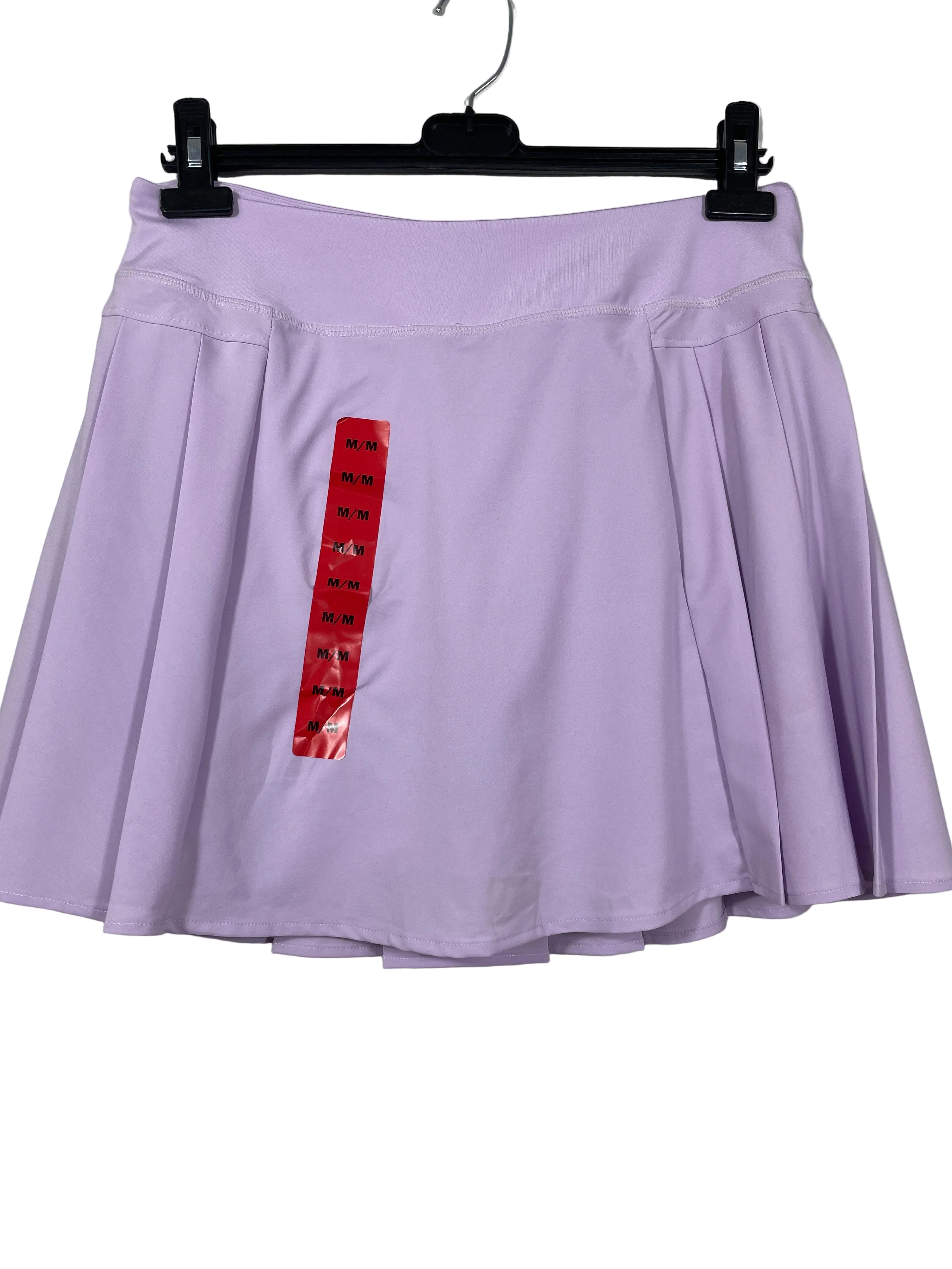 Lolë Medium lavender pleated active skort with built-in shorts