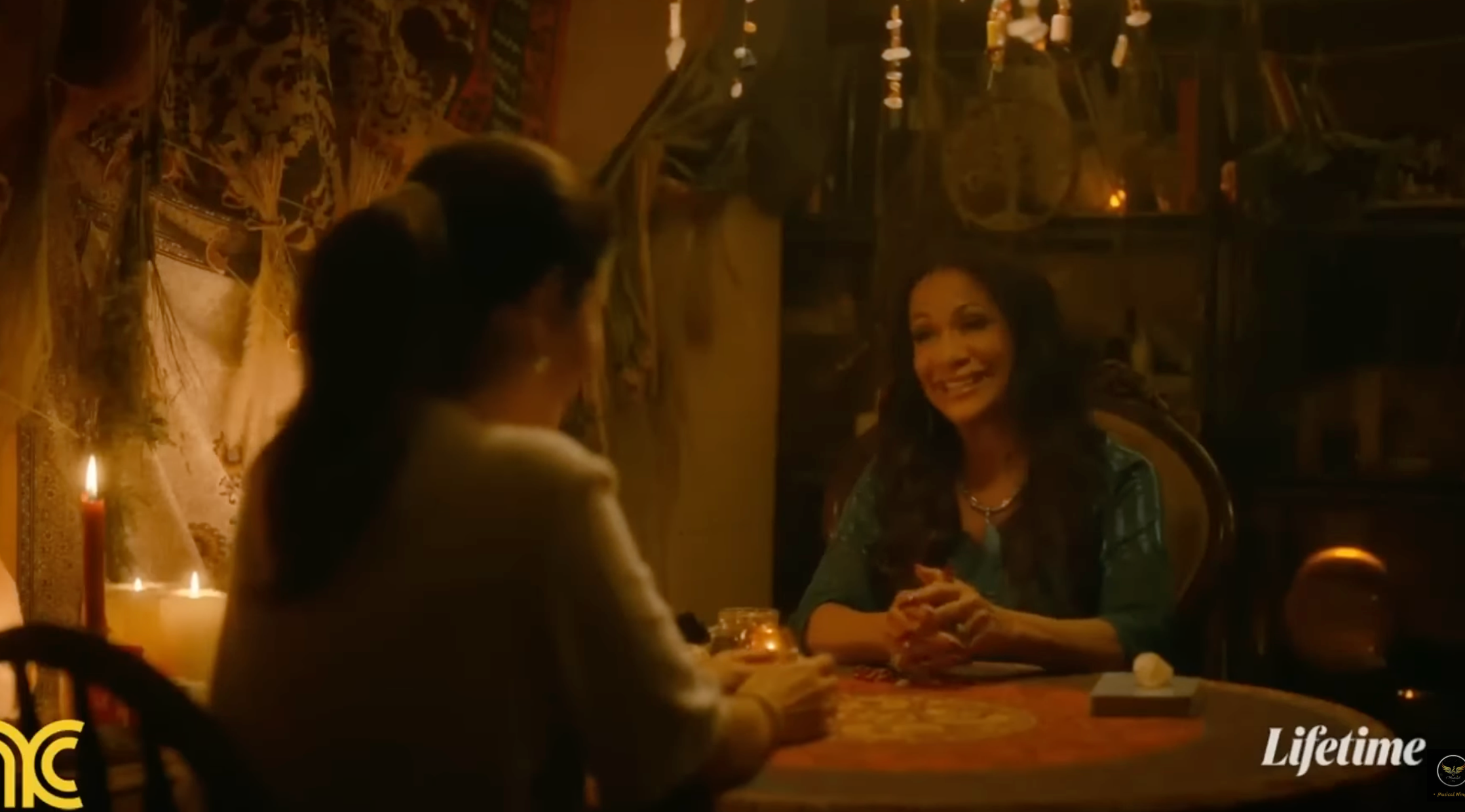 Sheila E in "Nobody Dumps My Daughter" as fortune teller