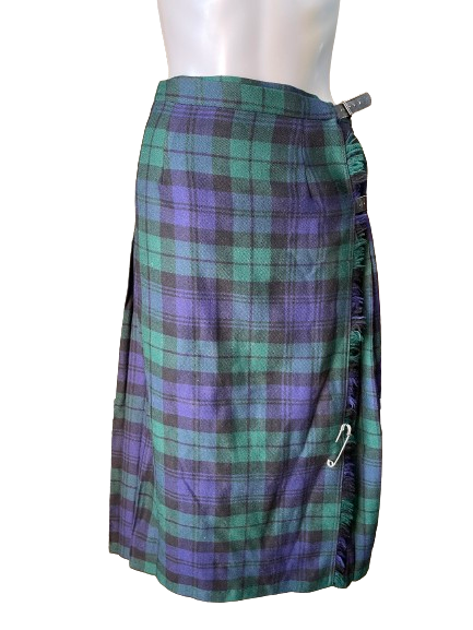Black and blue kilt hotsell
