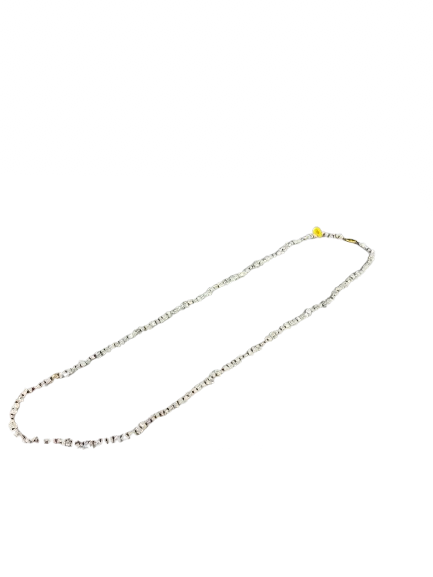 Long opalite bead necklace