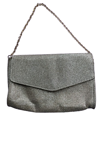 silver gold sparkly clutch