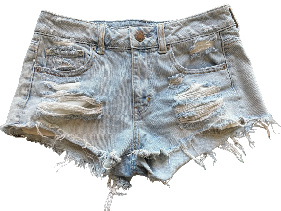 American eagle distressed shorts 2025